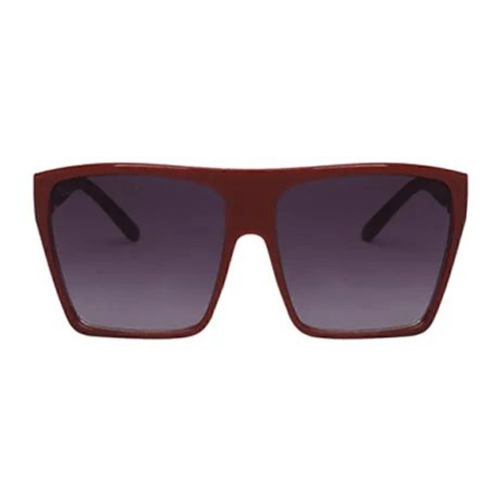 Ladies Red Square Sunglasses - Picture 3 of 4